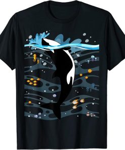 Killer Whale Gifts Shirt. Jumping Orca Killer Whales Killer T-Shirt