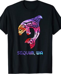 Sequim WA Native American Orca Killer Whale T-Shirt